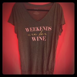ANA Weekends are for Wine Soft Cotton Tee